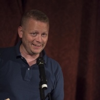 Author Patrick Ness giving a reading at Manchester Town hall during the 2013 festival