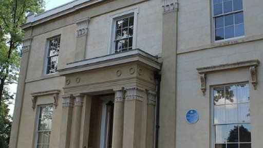 Image showing the facade of the Elizabeth Gaskell House in Plymouth Grove, Manchester