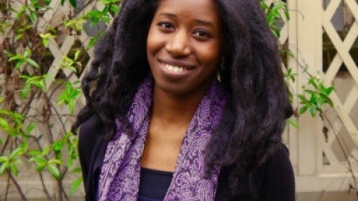 Photo of author Victoria Adukwei Bulley standing in a garden