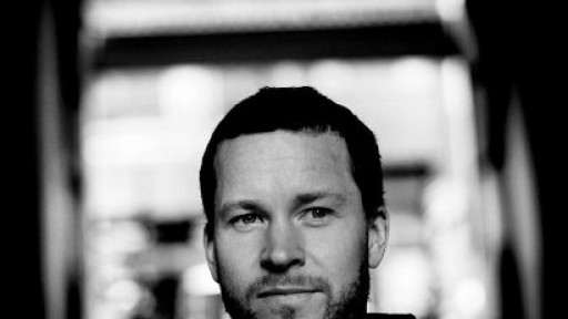 Black and white headshot of author Nicolai Houm