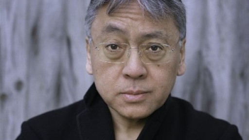 Headshot of author Kazuo Ishiguro