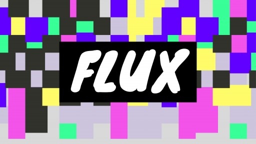 FLUX against colourful squares