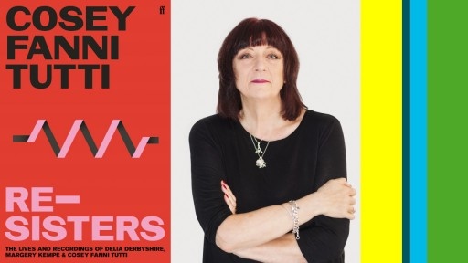 Booksleeve and headshot for musician and writer Cosey Fanni Tutti