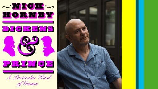 Booksleeve and headshot for author Nick Hornby