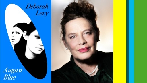 Image of Deborah Levy with latest book cover
