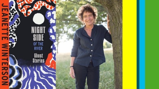 Image of writer Jeanette Winterson and her latest book cover