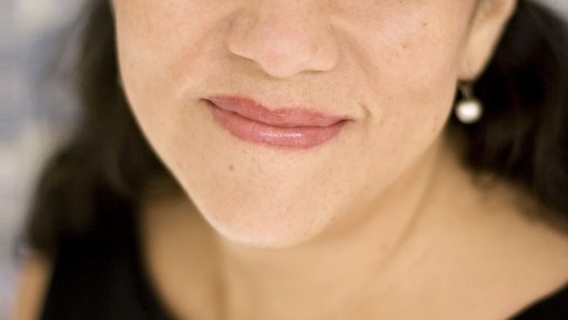 Close-up of short story author and novelist Alison MacLeod.