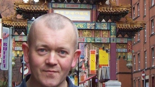 Poet Conor o'Callaghan in Chinatown