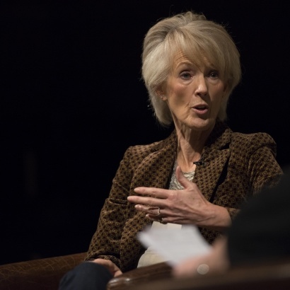 Author Joanna Trollope in conversation with Jenni Murray during MLF13